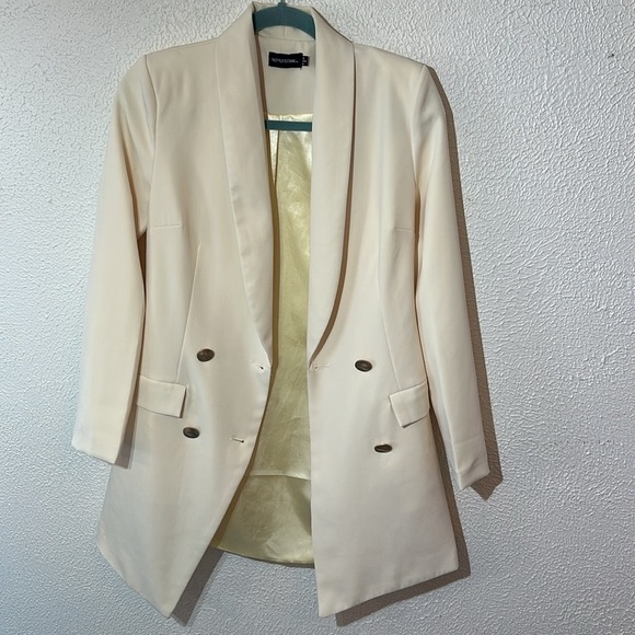 off white blazer dress or jacket - Picture 11 of 15